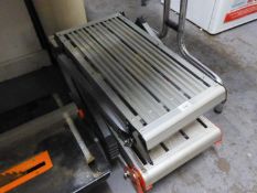 TWO FOLDING ALUMINIUM PLATFORM STANDS