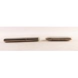 PLAIN SILVER TOOTHPICK CASE, oblong and cushion shaped with pull-off lid, 2 3/4in (7cm) long, London
