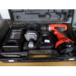 SITE CORDLESS ELECTRIC DRILL, IN CASE