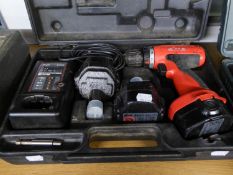 SITE CORDLESS ELECTRIC DRILL, IN CASE
