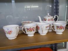 A 22 PIECE MODERN COLCLOUGH TEA SERVICE