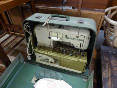 BERNINA ?730 RECORD? ELECTRIC AUTOMATIC ZIGZAG SEWING MACHINE, IN PORTABLE CASE, WITH INSTRUCTION