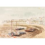 H. SHARP WATERCOLOUR DRAWING ?Viking Bay, Broadstairs? Signed and titled 7 ½? x 10 ½? (19cm x 26.