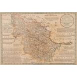 C. BOWLES 1785, HAND-COLOURED ANTIQUE MAP OF THE WEST RIDING OF YORKSHIRE, 9in x 13in (22.5 x 33cm),