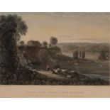 J. FOTHERGILL HAND-COLOURED 19th CENTURY ENGRAVING Turton Tower, near Bolton 6 1/4in x 7 3/4in (15.5