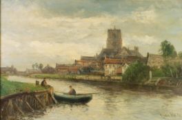 J. VAN HELKE (Late Nineteenth/early Twentieth century)  OIL PAINTINGS ON CANVAS, A PAIR  Dutch