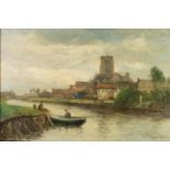 J. VAN HELKE (Late Nineteenth/early Twentieth century)  OIL PAINTINGS ON CANVAS, A PAIR  Dutch