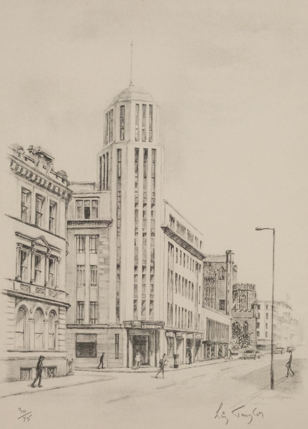 ARTHUR DELANEY (1927 - 1987) ARTIST SIGNED LIMITED EDITION PRINT OF A PENCIL DRAWING Deansgate & - Image 2 of 3