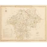 THREE ANTIQUE MAPS: TWO BY JOHN CARY CUMBERLAND, 10 ½? X 8 ¼? (26.6cm x 21cm) WESTMORELAND, hand