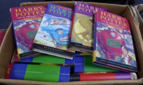 J K Rowling- A quantity of Harry Potter Hard back titles to include Philosophers Stone, 28th