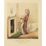 AFTER M.E. (early 19th Century) HAND-COLOURED AQUATINT Swallowing a Pill Published by T Gillard,