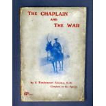 WWI INTEREST. J Esslemont Adams B.D. Chaplain to the Forces- The Chaplain and the War, published