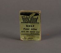 GOLF. A FLICK BOOK. Peter Allis Drive and Bunker Shot (20 yard splash) pub Flick-a-Book Ltd London
