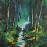 PHILIP GRAY (b.1959) ARTIST SIGNED LIMITED EDITION COLOUR PRINT ?Forest of Light?, (70/195), with