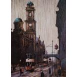 ARTHUR DELANEY (1927 - 1987) PAIR OF ARTIST SIGNED LIMITED EDITION COLOUR PRINTS Oxford Road and The