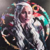 ZINSKY (MODERN) ARTIST SIGNED LIMITED EDITION COLOUR PRINT ?Mother of Dragons?, (33/95), with