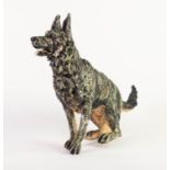 APRIL SHEPHERD (MODERN) LIMITED EDITION RESIN MODEL OF A DOG ?Raring to Go?, (007/295) with