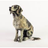 APRIL SHEPHERD (MODERN) LIMITED EDITION RESIN MODEL OF A DOG ?Paying Attention?, (103/295), with