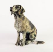 APRIL SHEPHERD (MODERN) LIMITED EDITION RESIN MODEL OF A DOG ?Paying Attention?, (103/295), with