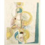 NORMAN JAQUES (1922-2014) TWO UNSIGNED BUT TITLED LIMITED EDITION COLOUR PRINTS ?The Blue