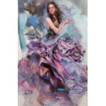 ANNA RAZUMOVSKAYA, (MODERN) ARTIST SIGNED LIMITED EDITION COLOUR PRINT ON CANVAS ?Woven Dreams