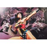 ALEX ROSS (b.1970) FOR DC COMICS ARTIST SIGNED LIMITED EDITION COLOUR PRINT ?Wonder Woman: