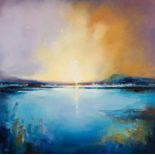 ANNA GAMMANS, (MODERN) OIL ON CANVAS ?Vibrant Skies? Signed, titled to gallery label verso 23 ¼? x
