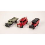 DINKY TOYS 25 SERIES TIPPER WAGON No. 252, 4th type in grey and black, good, very minor chips.