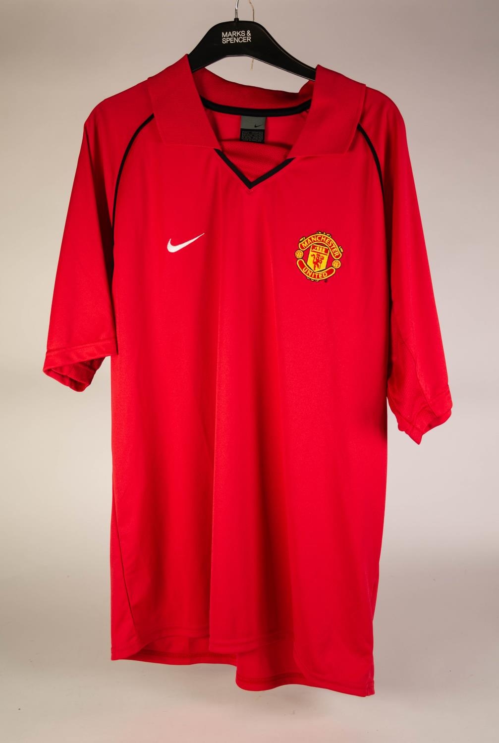 MANCHESTER UNITED REPLICA SHIRTS, VARIOUS YEARS WITH SIX HOME SHIRTS, sponsors including; Vodafone - Image 18 of 18