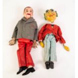 PALITOY MOULDED PLASTIC CIRCA 1950's ARCHIE ANDREWS VENTRILOQUISTS DUMMY, with opening mouth (stuck)