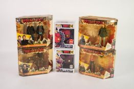 FOUR BOXED ?PRIMEVAL? FIGURES, Professor Nick Cutter & Time Anomaly, Connor Temple and Future