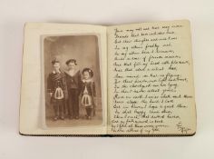 GOOD, CIRCA 1920s - 1940s FRIENDS AND FAMILY AUTOGRAPH BOOK with very proficient comic sketches