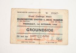 MANCHESTER UNITED v REAL MADRID, ?GRAND CHALLENGE MATCH?, THURSDAY 1ST OCTOBER, 1959, GROUNDSIDE