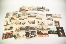 SELECTION OF APPROX 45 CIRCA 1920's INTERESTING TRAVEL POSTCARDS RELATING MAINLY THE FAR AND