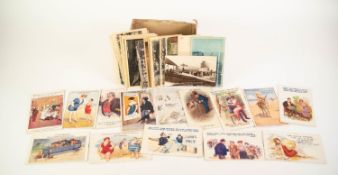 LOOSE COLLECTION OF APPROX  115 EARLY TWENTIETH CENTURY AND LATER POSTCARDS, includes;