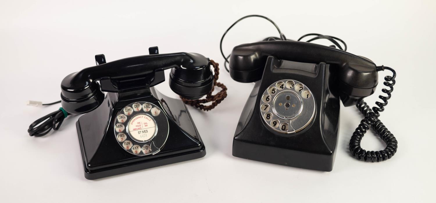 1934 G.P.O. No 164 BLACK BAKELITE PYRAMID TELEPHONE MODEL 234 manufactured by G.E.C., this phone