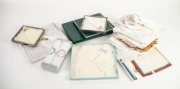 QUANTITY OF MAINLY LADIES HANDKERCHIEFS as new, mostly boxed, including Irish linen, Bruges lace,