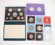 ROYAL MINT 1996 SET OF 9 PROOF COINS, one penny to a five pound crown, in plastic case and bi-fold