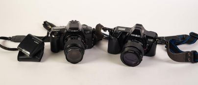 MINOLTA DYNAX 303SI S.L.R. CAMERA with Minolta AF zoom lens 35-80mm 1:4 (22) - 5.6 and a JESSOP 49mm