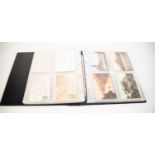 MODERN RING BINDER POSTCARD ALBUM CONTAINING A SELECTION OF EARLY TWENTIETH CENTURY AND LATER G.B.