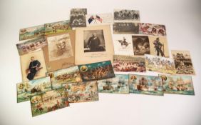 THIRTEEN EARLY TWENTIETH CENTURY AND LATER POSTCARDS, RELATING MAINLY TO THE GREAT WAR,