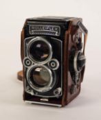 ROLLEIFLEX 2.8F, MODEL K7F TLR CAMERA, No: 2439098, with Planar f.2.8, 80mm lens and open brown
