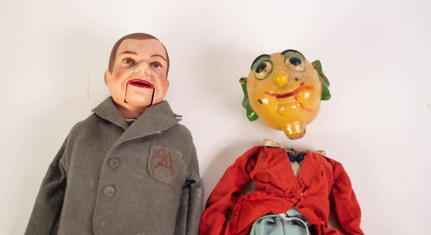 PALITOY MOULDED PLASTIC CIRCA 1950's ARCHIE ANDREWS VENTRILOQUISTS DUMMY, with opening mouth (stuck) - Image 2 of 2