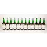 TWELVE 70cl BOTTLES OF HARVEYS - CLUB AMONTILLADO MEDIUM DRY SHERRY  in related cardboard boxes (12)