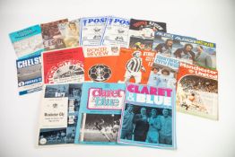 FOURTEEN MANCHESTER CITY FOOTBALL CLUB AWAY PROGRAMMES FROM THE 1970?S-80?S, including: CHELSEA,