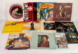 An eclectic collection of various recordings over various formats, tape cassettes, 45rpm singles and