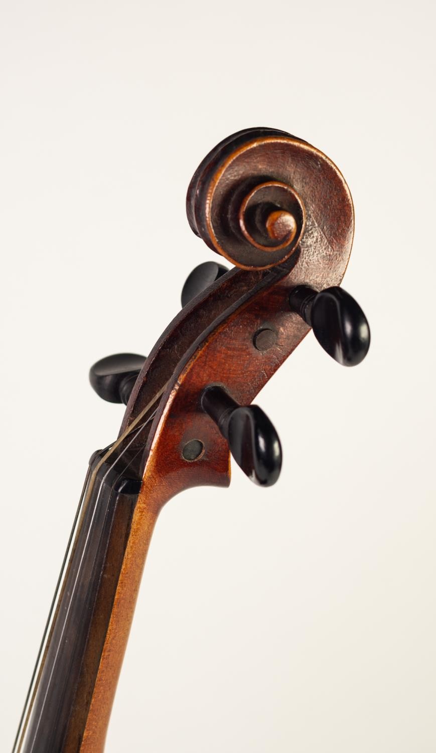 EARLY 20th CENTURY THREE-QUARTER SIZED FRENCH VIOLIN, labelled Medio Fino and having 14 1/8in (33. - Image 3 of 8