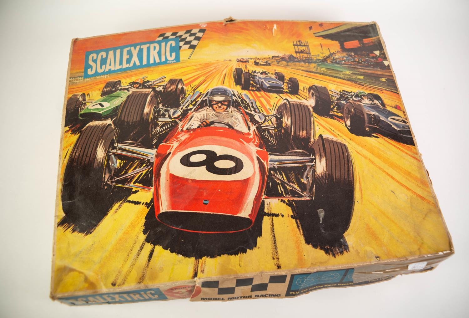 BOXED SCALEXTRIC SPORTS 31 SET, with Renault Alpine and Jaguar 'E' Type cars, Rally - Mini Cooper C7