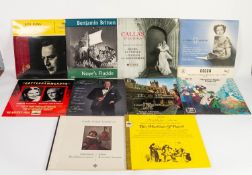 CLASSICAL VINYL RECORDS. Benjamin Britten- Noye?s Fludde, Argo ZNF 1, 1st Stereo (oval Argo, grooved