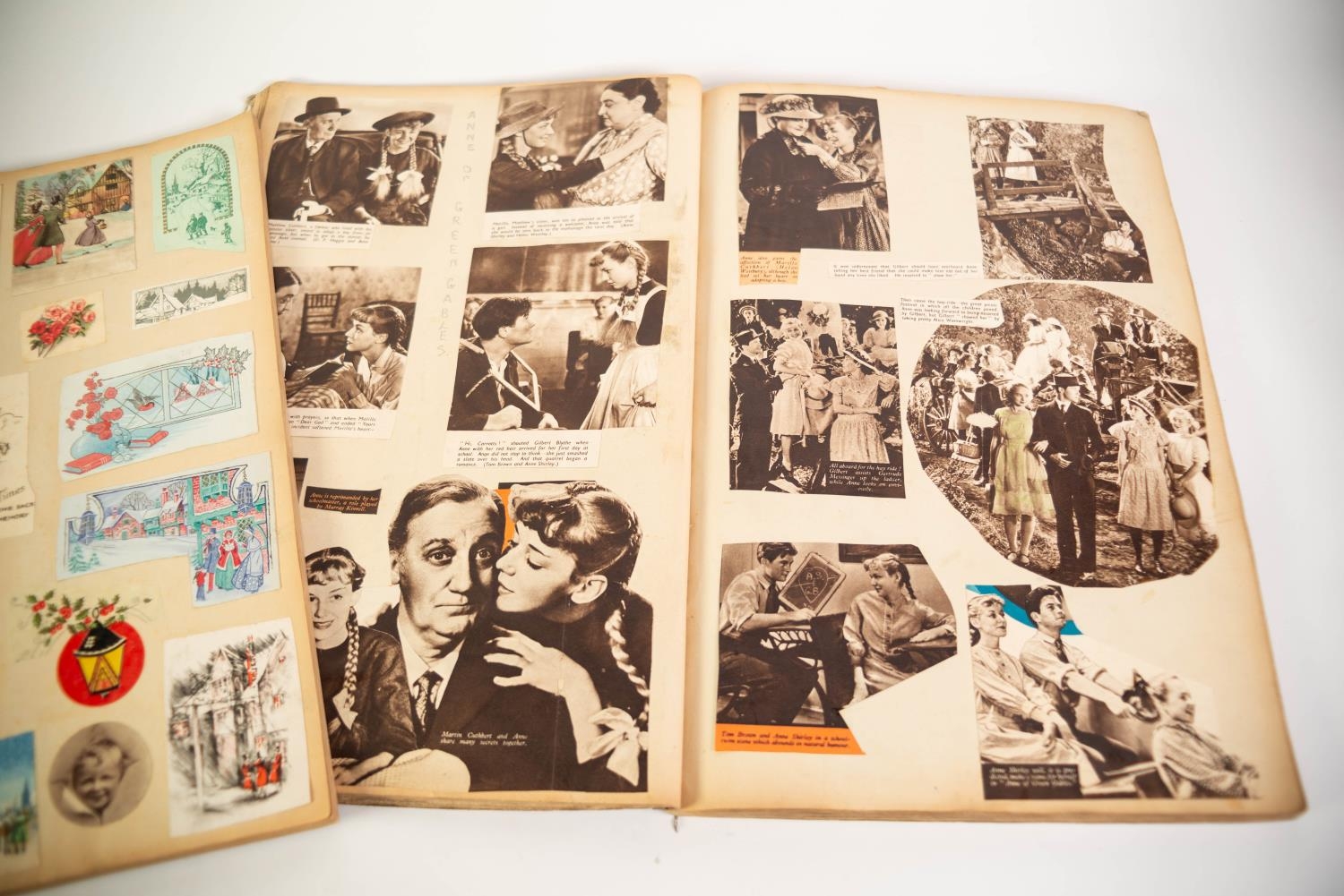 CIRCA 1930's SCRAP BOOK RELATING TO FILM STARS OF THE DAY, includes; cut out portraits of famous - Image 4 of 5